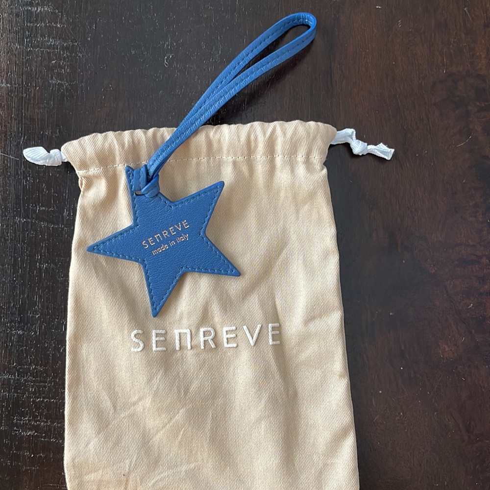 Senreve Smooth Leather Star Charm